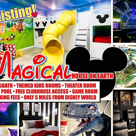 Magical Family Vacation Home Near Disney World At Storey Lake, Star Wars Gameroom, Pool, Theater, Mickey Slide, Sleeps Up To 28 基西米 外观 照片