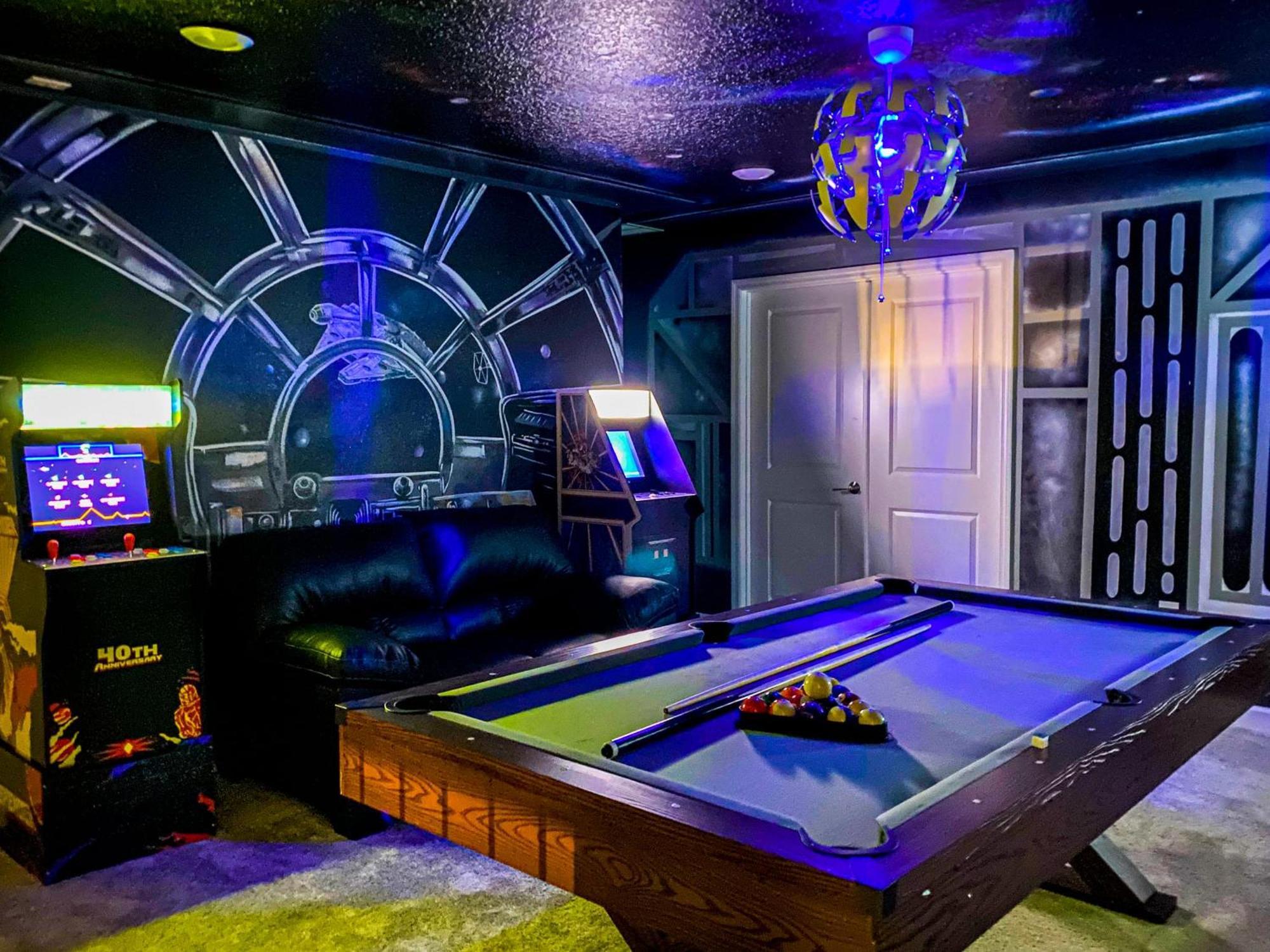Magical Family Vacation Home Near Disney World At Storey Lake, Star Wars Gameroom, Pool, Theater, Mickey Slide, Sleeps Up To 28 基西米 外观 照片