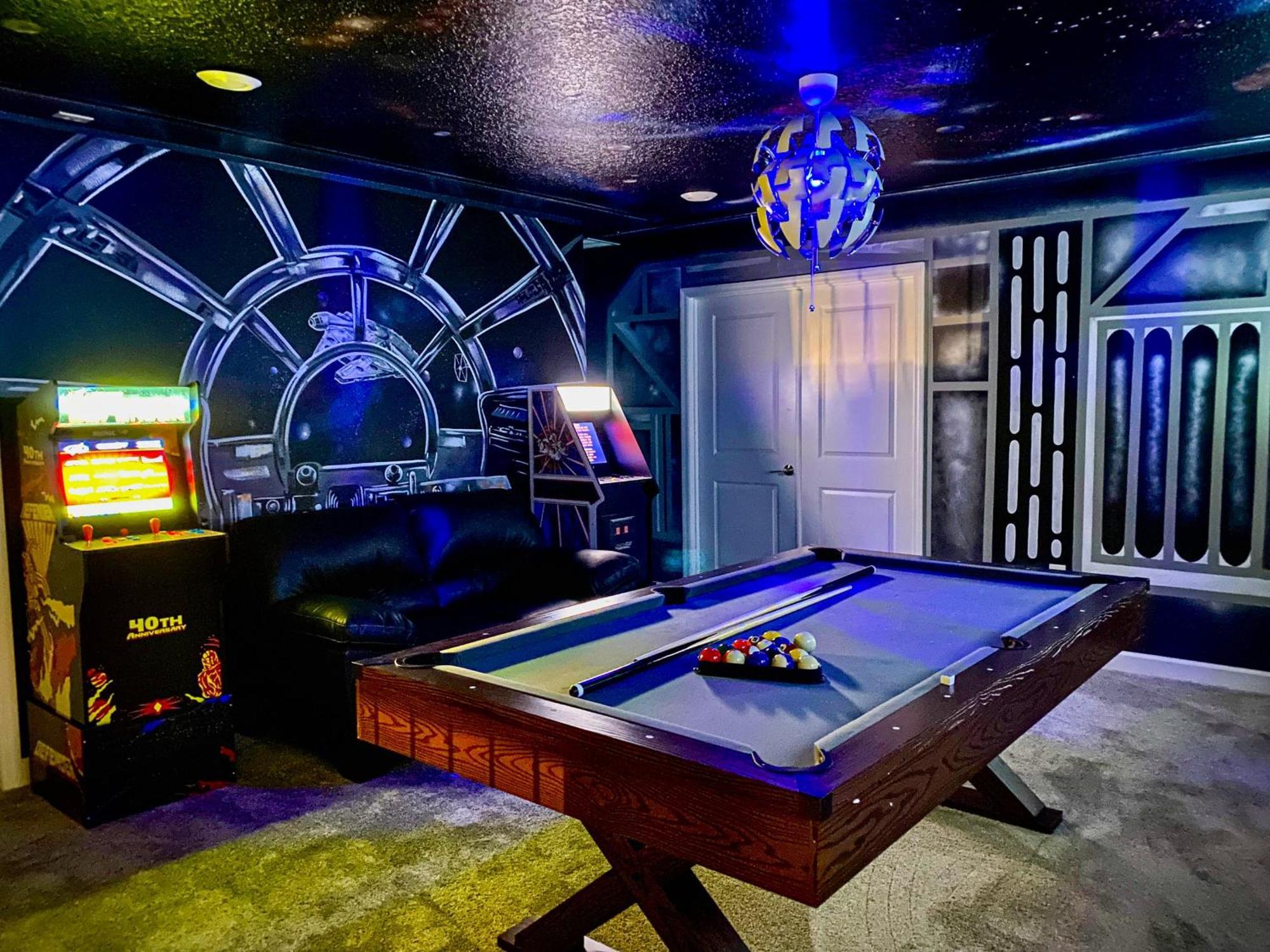 Magical Family Vacation Home Near Disney World At Storey Lake, Star Wars Gameroom, Pool, Theater, Mickey Slide, Sleeps Up To 28 基西米 外观 照片