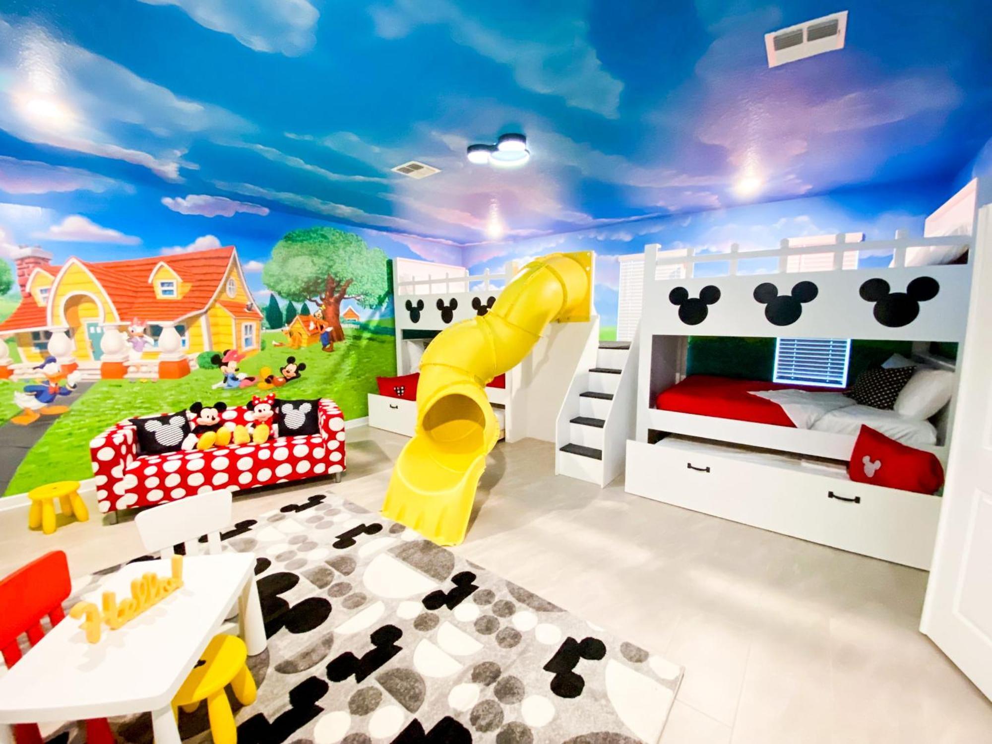 Magical Family Vacation Home Near Disney World At Storey Lake, Star Wars Gameroom, Pool, Theater, Mickey Slide, Sleeps Up To 28 基西米 外观 照片